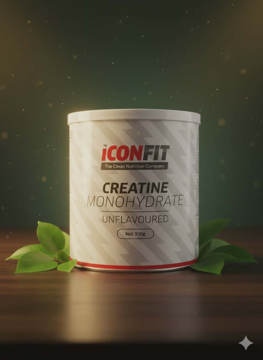 ICONFIT Creatine Monohydrate (300g) – Puhas jõud ja vastupidavus