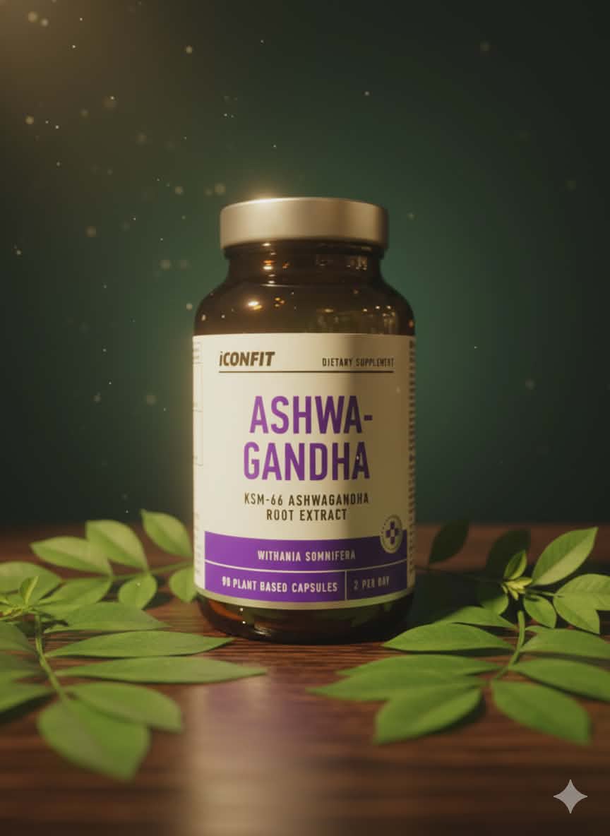 ICONFIT Ashwagandha (KSM-66 Root Extract)