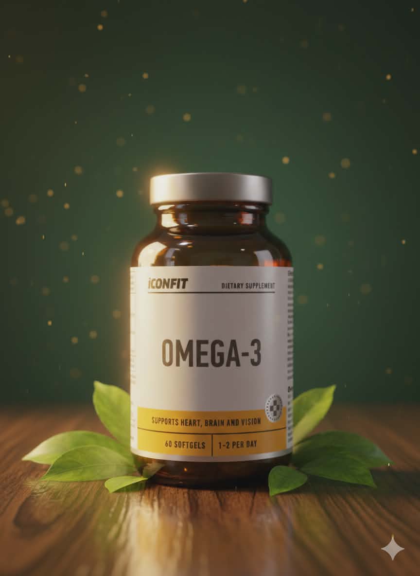 ICONFIT Omega-3 – Toetus südamele, ajule ja nägemisele