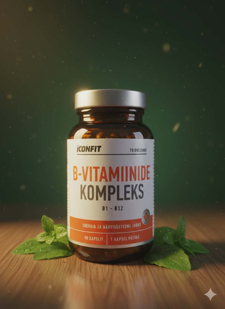ICONFIT B-Vitamiinide Kompleks — Energia ja närvisüsteemi toetus