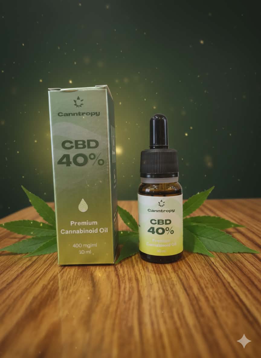 Cannabid Oil CBD 40% (400 mg/ml) – Premium Kannabinoidiõli (10 ml)