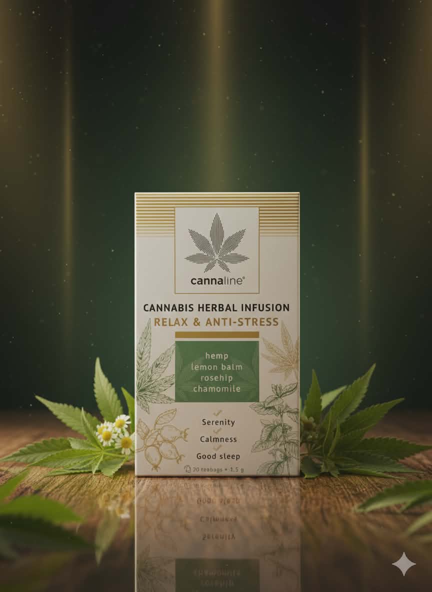 Cannaline Kanepi Taimetee: LÕÕGASTUS ja STRESSIVASTANE (20 pakki)