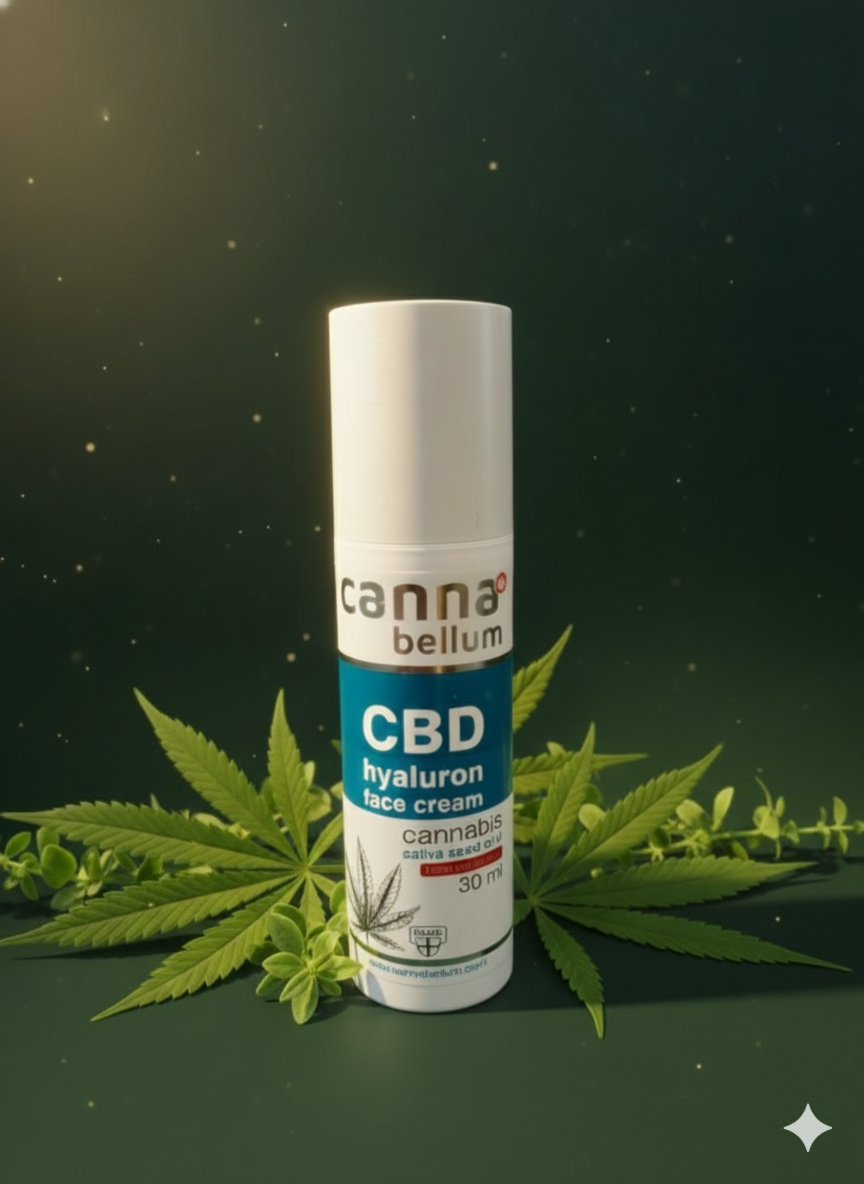 Cannabellum CBD Hyaluron Face Cream — Sügavniisutav ja taastav näokreem (30ml)